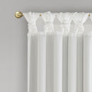 Twist Tab Total Blackout Window Curtain Panel White 50x95