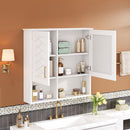 2 In 1 Wall-Mounted Mirror Cabinet With Adjustable Shelves by HouseOfZazla