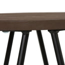 Simeon - Multifunctional Metal Stool With Wood Seat by Unique Piece Furniture