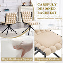 Puffy Bubble, Ball Chain Dining Chairs For Dining Room (Set of 2) by HouseOfZazla