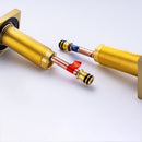 8 inch Widespread Bathroom Faucet Matte Black Bathroom Faucets for Sink 3 Hole Brass 2 Handle Lavatory Square Faucet Modern rv Bathroom Faucets