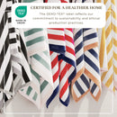 Oversized Striped Border Cabana Beach Towel - Santa Cruz by Great Bay Home