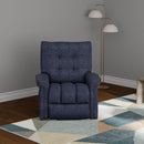 Velour - Power Lift Chair - Blue by HouseOfZazla