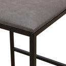 Elegant Bar Stool Set With Backrest And Footrest, Counter Height (Set of 2) by HouseOfZazla