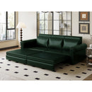 3 In 1 Convertible Sleeper Sofa With Nailhead Trim & Rolled Arm by HouseOfZazla