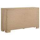 Arielle 6-drawer Bedroom Dresser Cabinet Light Oak