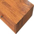 Lunar - 2 Drawer Wall Mounted Console - Brown by Unique Piece Furniture