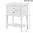 Vibrant Contemporary Nightstand by Unique Piece Furniture