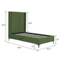 Promenade - Bed With Upholstered Headboard And Slats by HouseOfZazla
