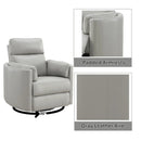 Sagen - Glider Recliner With Swivel by Unique Piece Furniture