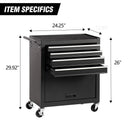 4-Drawer Rolling Tool Chest Cabinet with Wheels by HouseOfZazla