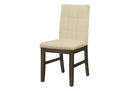 Dining Chair, Upholstered, Dining Room, Transitional (Set of 2) - Cream by HouseOfZazla