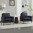 Nordic Retro Light Luxury Upholstered Sofa Chair by HouseOfZazla