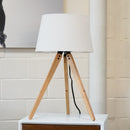 Decorative LED Desk Lamp, 3 Legged - Natural by HouseOfZazla