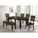 Padded Seat Side Chairs With Tapered Slats (Set of 2) by HouseOfZazla