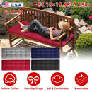 Bench Seat Cushion For Indoor Outdoor Furniture Non Slip Long Chair Cushion with Ties Strap  Swing Cushion 51.18x19.68IN For Garden Patio Balcony Entr