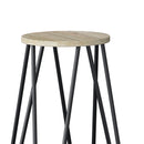 Simeon - Multifunctional Metal Stool With Wood Seat by Unique Piece Furniture
