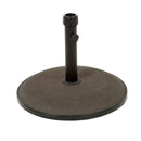 Um Holder Round Umbrella Base 66 Lbs Concrete - Brown by HouseOfZazla