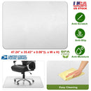 36Ó x 48Ó Chair Desk Mat Floor Carpet PVC Protector Mat Home Office Hard Wood Floor Use