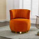 360 Degree Swivel Cuddle Barrel Accent Sofa Chair by Unique Piece Furniture