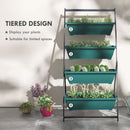 Outsunny 4 Tier Vertical Garden Planter Set