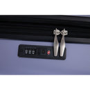 3 Piece Luggage Sets PC Lightweight & Durable Expandable Suitcase with Two Hooks, Double Spinner Wheels, TSA Lock, (21/25/29) Light Purple