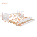 Twin Size Daybed With Trundle And Drawers by HouseOfZazla