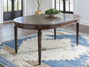 Lavinton - 8 Pc. - Dining Room Extension Table, 6 Side Chairs, Server - Brown