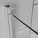 Frameless Bi Fold Shower Doors 30" W X 72" H - Chrome