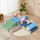 Soft Climb And Crawl Foam Playset 6 In 1, Soft Play Equipment Climb And Crawl Playground For Kids, Kids Crawling And Climbing Indoor Active Play Structure - Colorful by HouseOfZazla