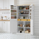 TOPMAX Large Freestanding Kitchen Pantry Storage Cabinet by HouseOfZazla