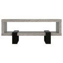 Dinard Engineered Wood Cocktail Coffee Table Grey Driftwood