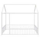 Metal Bed House Bed Frame With Fence by Unique Piece Furniture