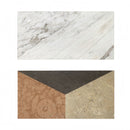 Waterjet Marble 4 Color Marble For Floor And Wall Polished Marble Tile Stone 1 Box Each Pattern 2 Pieces - White / Multi by HouseOfZazla