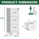 Modern Drawer Metal Vertical File Cabinet With Lock And Card Slot For Office by HouseOfZazla