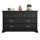 Bristol - 6 Drawer Dresser - Black by Unique Piece Furniture