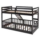 Bunk Bed With Convertible Ladder And Slide by HouseOfZazla