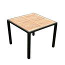 Outdoor Patio Wicker Dining Set With Acacia Wood Top by HouseOfZazla