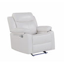 Blanche - Glider Recliner With LED, Pillow Top Arms by Unique Piece Furniture