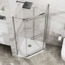 Durable Hardware Neo Angle Frameless Shower Door With Acrylic Base Combo by HouseOfZazla