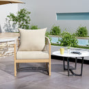 Modern Curved Aluminum Lounge Chair With Stylish Rope Weave Design And Cushioned Comfort For Outdoor