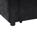 Modern L Shaped Sectional Sofa Bed With Hidden Storage Upholstery by HouseOfZazla