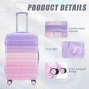 20'/24'/28' 3-Piece PC Spinner Wheel Luggage Set