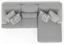Titan - Sectional With Comfort Coil Seating And Accent Pillows Included