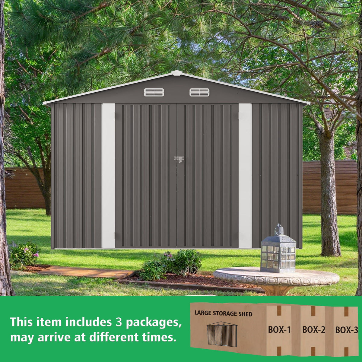 Outdoor Storage Shed With Lockable Doors, photo 33 of 39