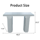 Mirrored Console Table Wide Bling