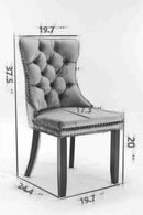 Nikki - Contemporary Upholstered Dining Chair (Set of 2) by Unique Piece Furniture