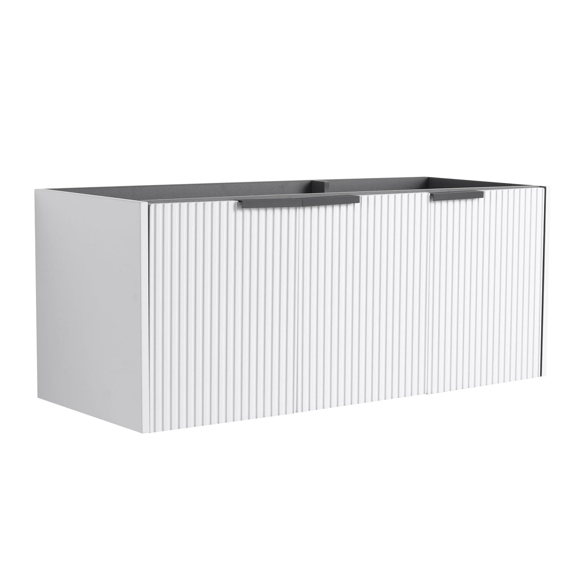 Contemporary Wall Mounted Bathroom Vanity With Soft Close Doors, photo 9 of 12