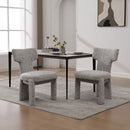 Armless Curved Back Accent Chairs by HouseOfZazla