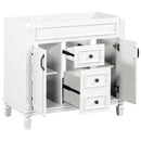 Bathroom Vanity Cabinet With 2 Soft Closing Doors And 2 Drawers by Unique Piece Furniture